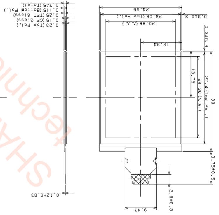 tft display in sunlight free sample