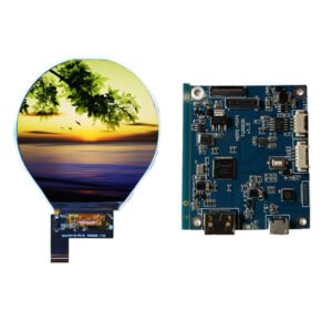 3.4inch round tft lcd module 800*800 mipi hdmi driver lcd display screen