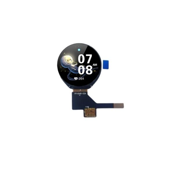 1.45inch full ips round tft lcd module 412*412 resolution circular display qspi 24pin