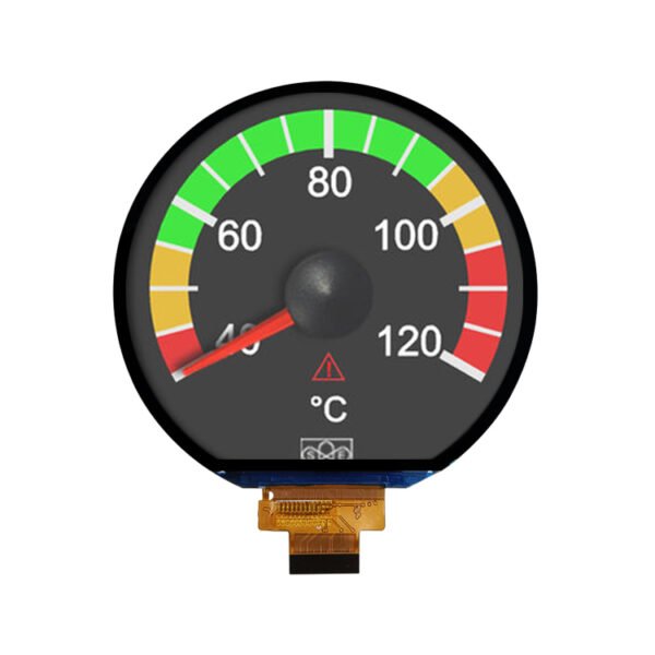 3.6inch round circle tft lcd screen 544*506 full ips lvds 4lanes interface car lcd display