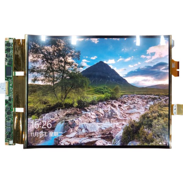 13.3inch lg flexible amoled screen panel 1536*2048 bendable curved tablet oled display