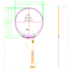 1.39inch round ips tft lcd screen 360*360 mcu 8bit gc9b71 smartwatch lcd display