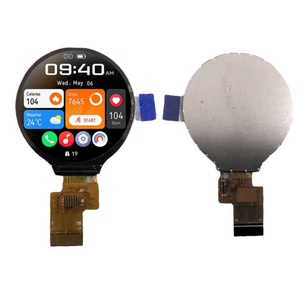 1.28inch round tft lcd display 240*240 spi 4line gc9a01 smartwatch lcd screen panel