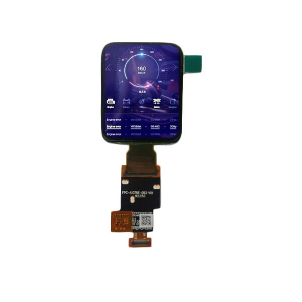 1.3inch round circular oled screen 360*360 qspi 24pin amoled touchscreen panel (复制)