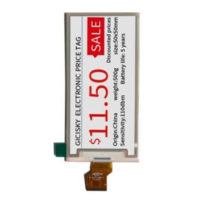 epaper 3.5inch epd eink display electronic lable display 184*384 ultra low power consumption