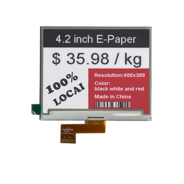 epaper 4.2inch epd eink display electronic lable display 400*300 ultra low power consumption