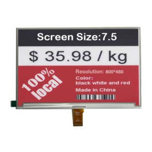 epaper 7.5inch epd eink display electronic lable display 800*480 ultra low power consumption