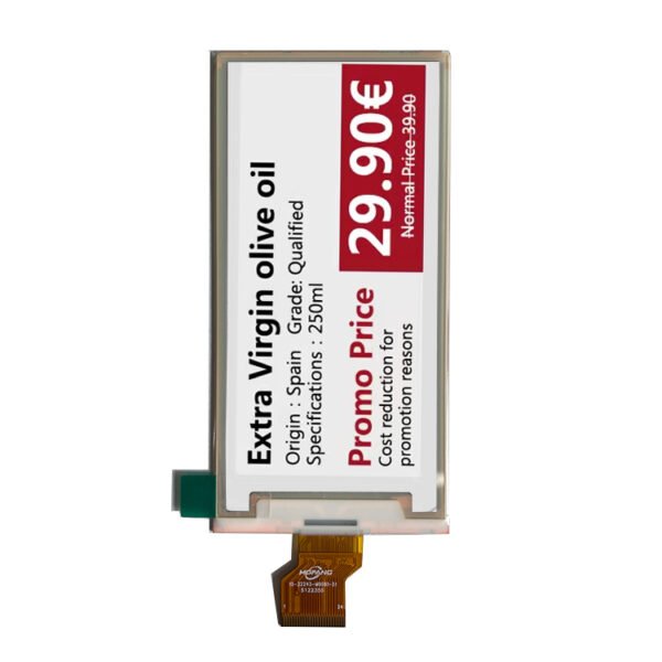 epaper 2.9inch epd eink display electronic lable display 128*296 ultra low power consumption