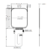 1.95inch square tft lcd display 240*282 ips lcd screen mcu interface wearable lcd panel