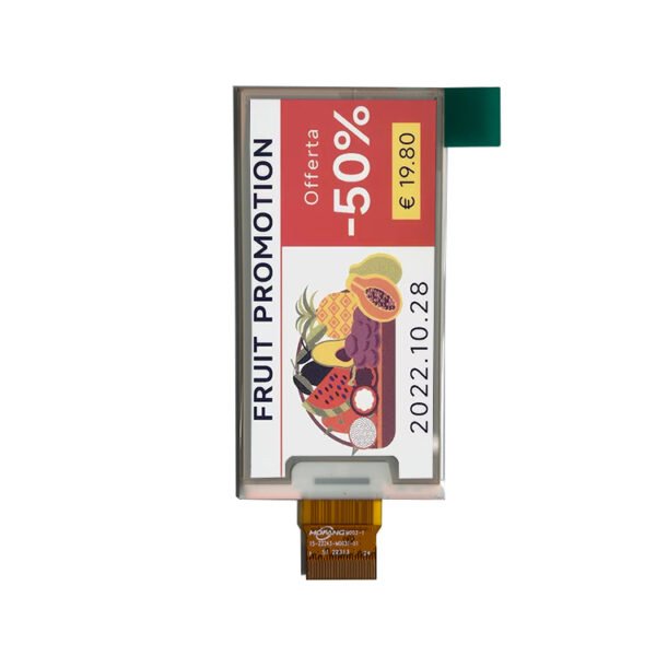 epaper 2.66inch epd eink display electronic lable display 152*296 ultra low power consumption