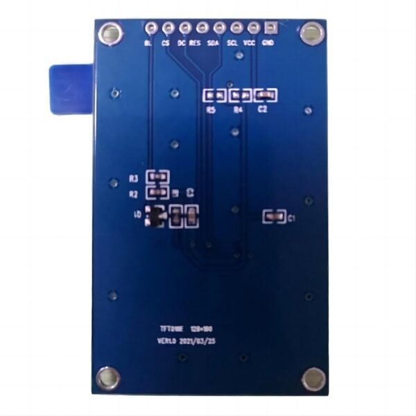 1.77inch dot matrix tft lcd display module 128*160 12:00 spi serial router lcd screen