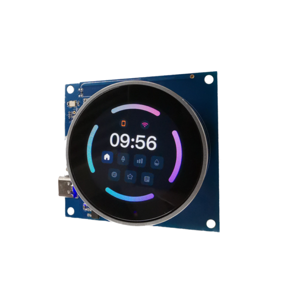 1.43inch round circular knob module 466*466 amoled touchscreen uart smart home controller