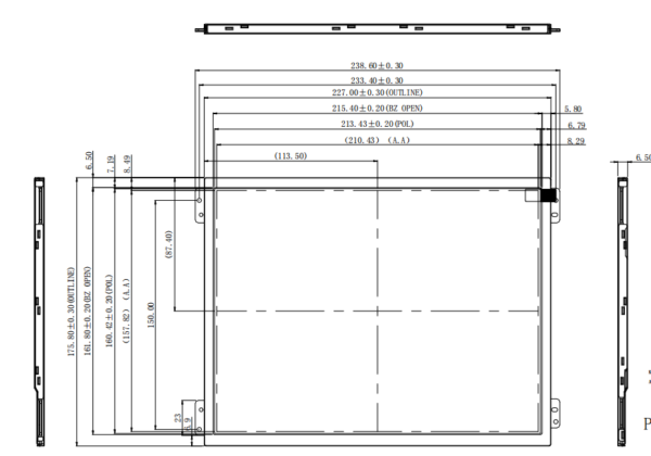 10.4” innolux original tft lcd display 1024*768 lvds 1000nit industrial equipment lcd screen