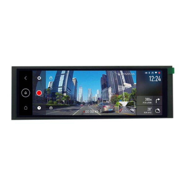 7.84inch bar type tft lcd screen 400*1280 audio device ota7290b lcd display