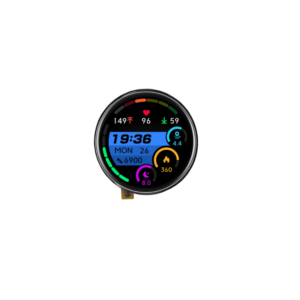 1.32inch round circular amoled touchscreen 466*466 qspi 24pin medical device oled display