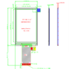 3.5inch ips tft lcd screen 480*800 spi rgb18bit smart lock st7701s lcd display