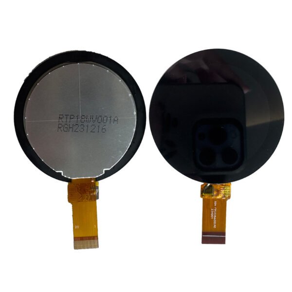 1.8inch ips round tft lcd touchscreen 360*360 mipi 4lane 400nit st77916 smart home display