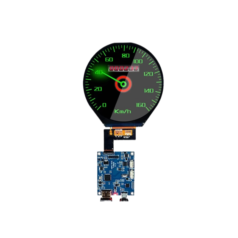 3.4inch round lcd screen display
