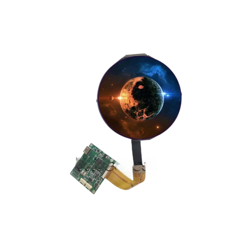 5inch round lcd display