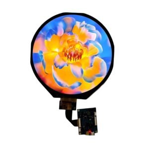 7inch round lcd display 1080*1080 mipi display with hdmi board for automotive screen