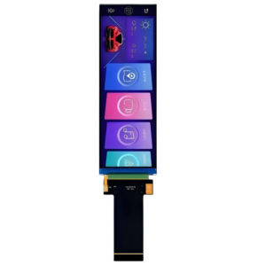 4.58inch long strip tft lcd display 320*960 spi rgb audiao device st7701s lcd screen