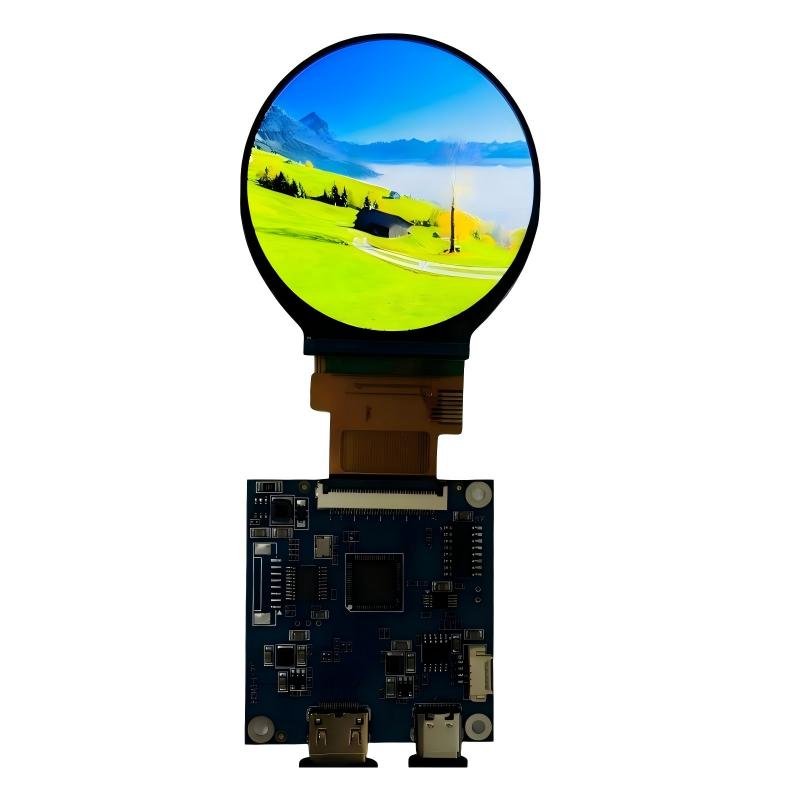 2.8inch round tft lcd screen 480*480 rgb outdoor display st7701s 1000nit high brightness